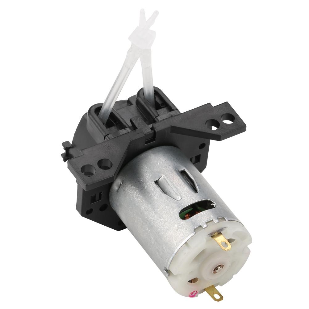Dosing Pump   Peristaltic Tube Head For Aquarium   Chemical Analysis (black 12v 1*3)
