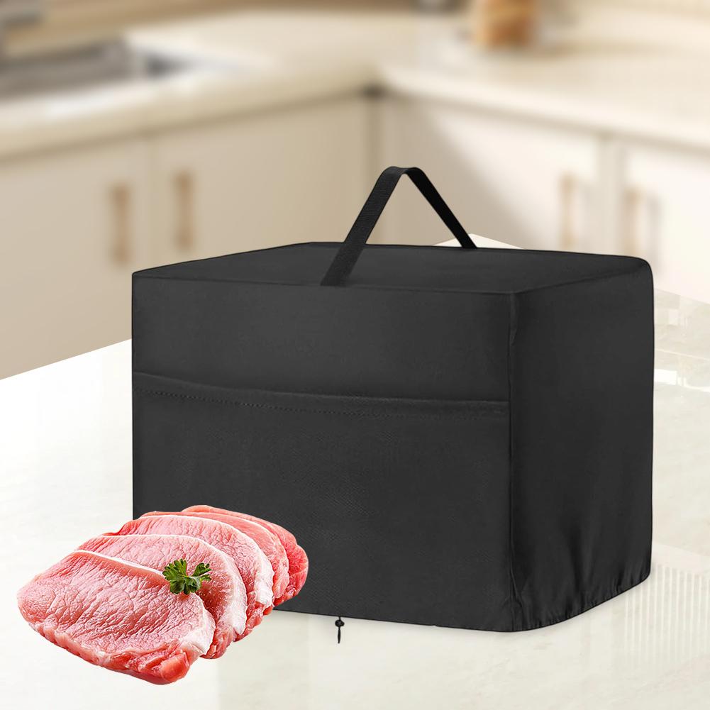 Protective Dustproof Cover for ELITE OSTBA Meat Slicer 15x11x11 Inch Waterproof Oxford Fabric with Storage Pockets