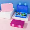 Divided Lunch Box 810ml Food Container Single-layer Leakproof Storage Box