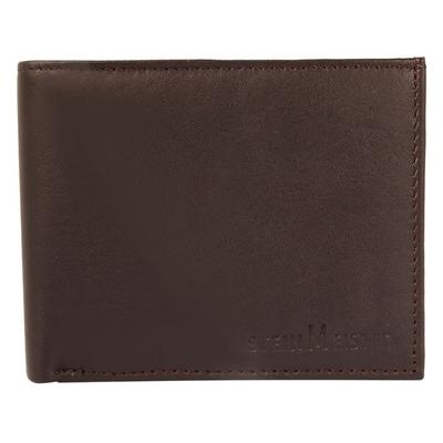 Steinmeister Men's Brown Leather Horizontal Chic Wallet