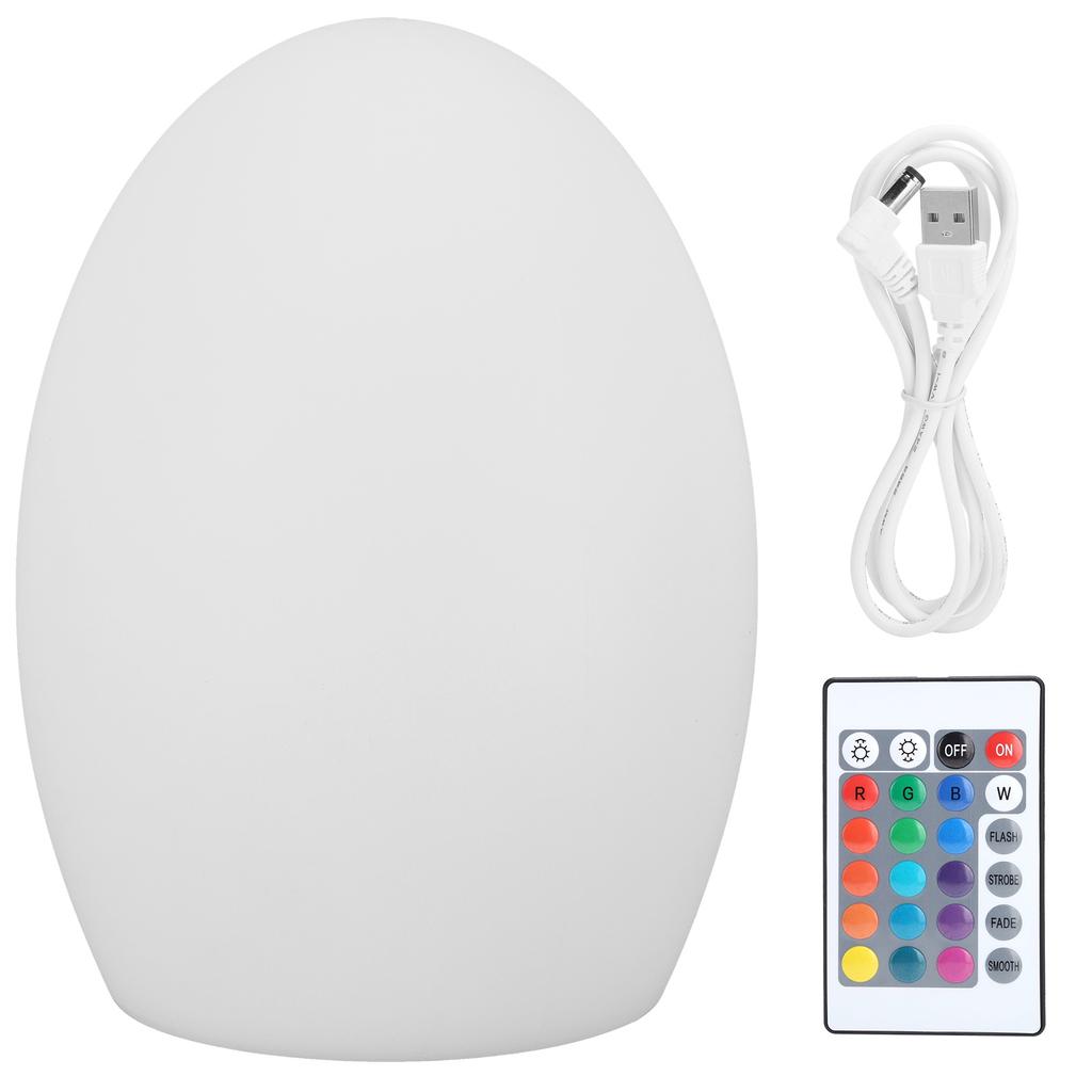USB Charging LED 16 Colors Remote Control Night Light Outdoor Waterproof Lamp (14 X 19cm)
