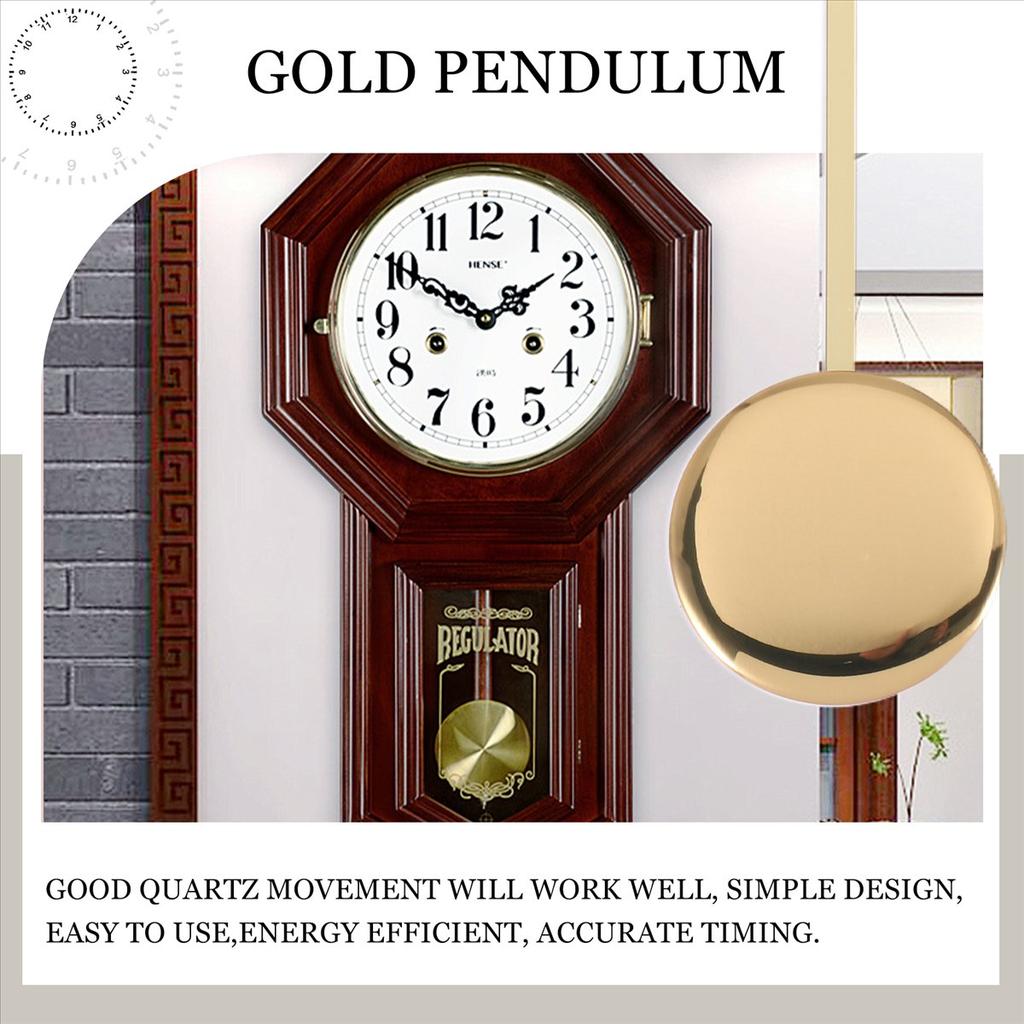 BHBL DIY Pendulum Clock Movement Mechanism with 3 Pairs Different Hands Quartz Repair Shaft Wall Clock Kit Parts Replacement