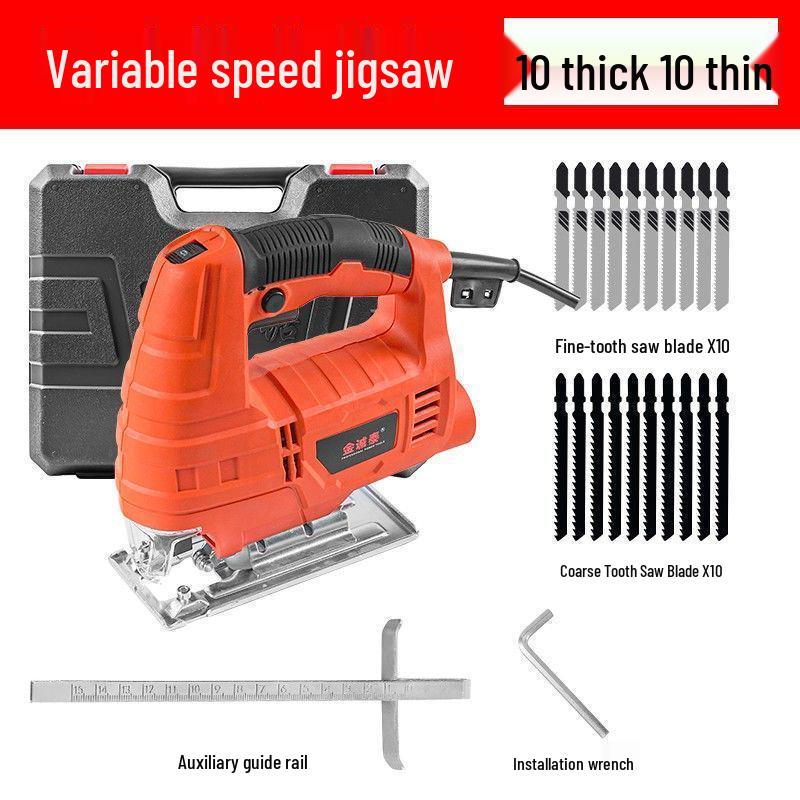Multi-Functional Electric Jigsaw & Scroll Saw: Versatile Handheld Woodworking Tool