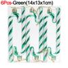 Christmas Acrylic Candy Canes Twisted Crutch Christmas Tree Hanging Ornaments New Year Party Home Decorations Kids Gift Navidad