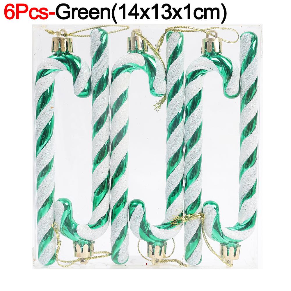 Christmas Acrylic Candy Canes Twisted Crutch Christmas Tree Hanging Ornaments New Year Party Home Decorations Kids Gift Navidad