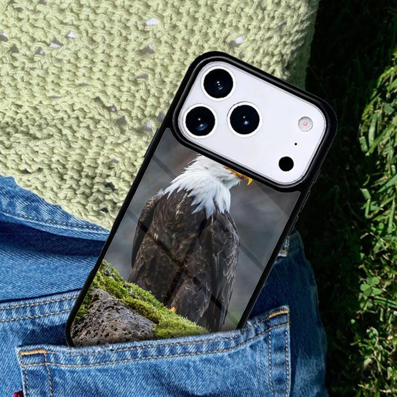 Golden Eagle Flying Phone Case Cover Compatible with for IPhone 17air 16e 15 14 13 12 11Pro Max 17 Air