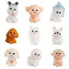 Cute Resin Dog Figurine Collection Miniature Office Desk Decor Blind Box Set