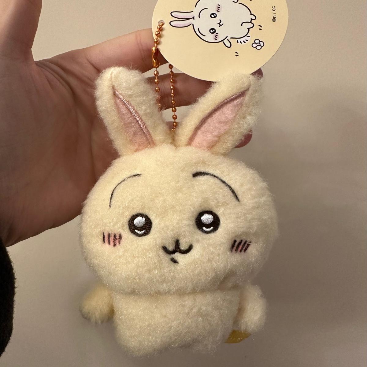 MINISO Каваи Аниме Самоуничижительный Медведь Ярость Чиикава Хачиварэ Усаги Плюшевая Кукла Сумка Подвеска Украшение Брелок Подарки для Девочек 0-10cm