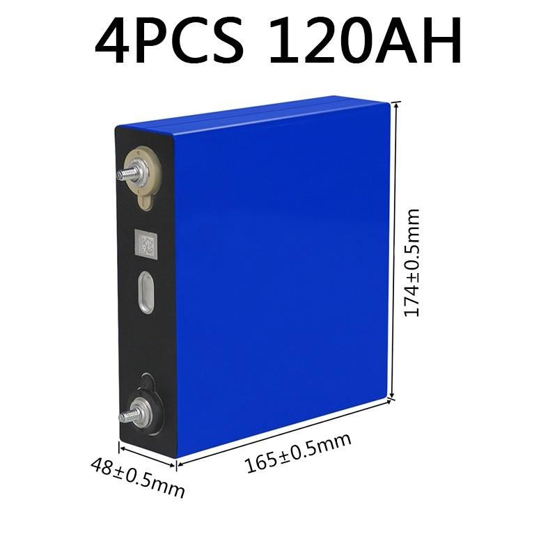 

120 Ач литий-ионный аккумулятор солнечный CATL Lifepo4 3,2 В, 4000 циклов 4PCS 120AH