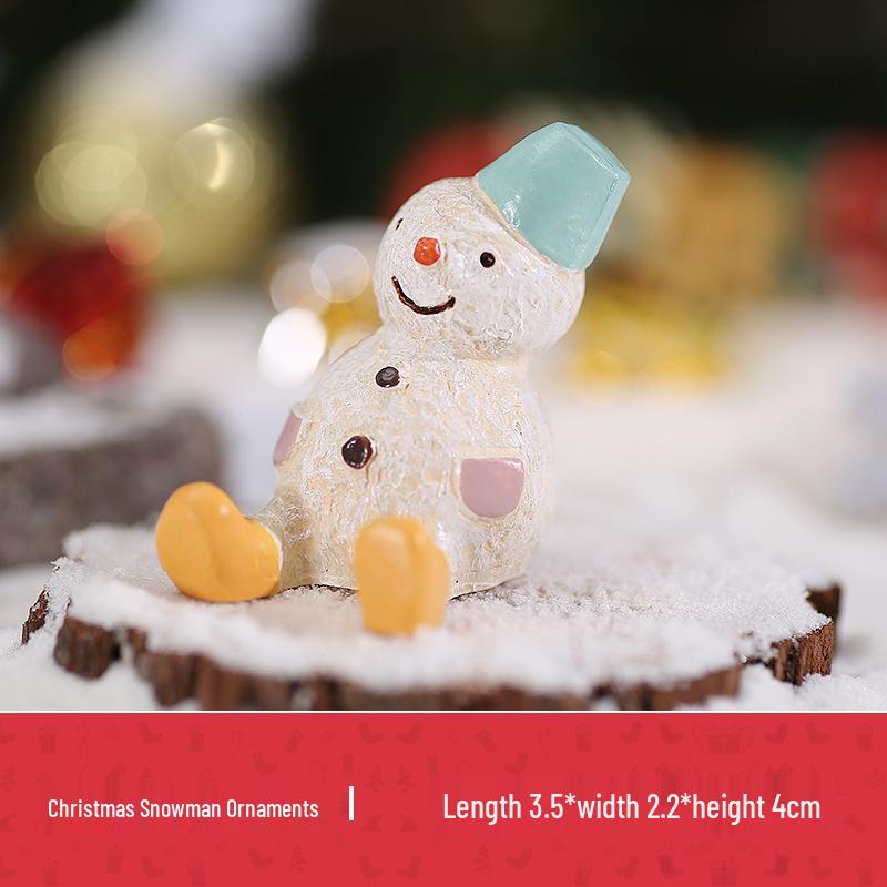 Handgefertigte Niedliche Harz-Weihnachtsornamente zur Heimdekoration