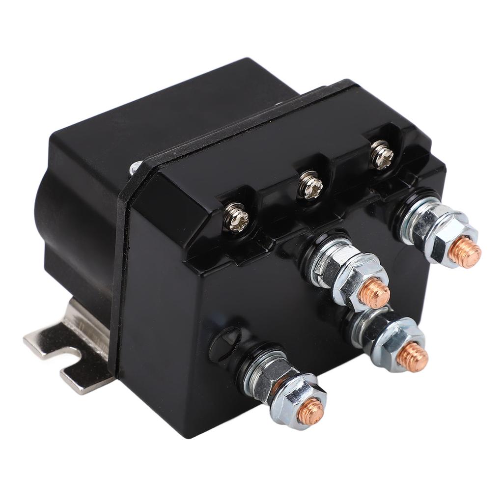 Electric Winch Relay 250A ABS Housing Waterproof Copper Contact Brass Coil Winch Relay Contactor 12V