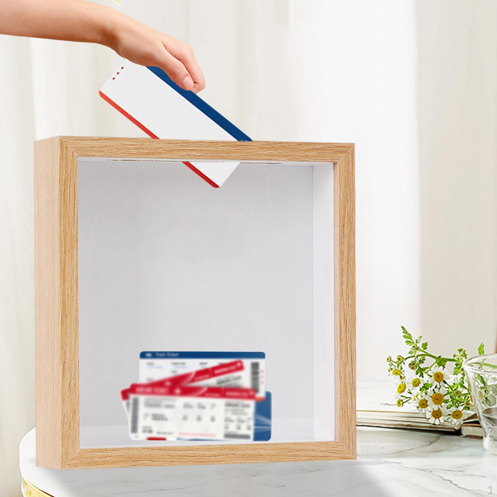 

Рамка-витрина Shadow Box для семейных фото, марок, медалей Стильная глубокая 15x15cm