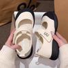 Women's 2025 Mary Jane Sandals: Thick Sole, Soft Leather, Velcro Closure, Comfortable Summer Shoes