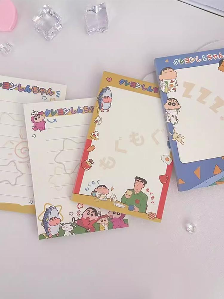 Crayon Shin-chan A7 Cute Colorful Cartoon Notepad - Creative Student Style