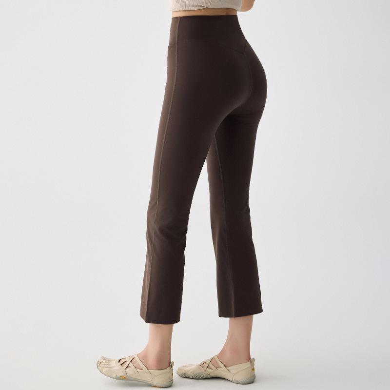 High-Waisted Bootcut Yoga Pants for Professional Fitness and Running