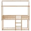 Bunk Bed Without Mattress 90 X 190 Cm Solid Pine Wood