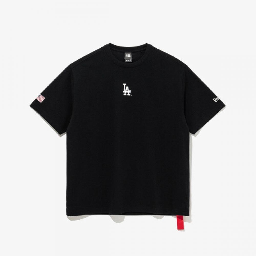 New Era Mlb La Dodgers ScripT T shirT bLack
