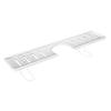 Over Sink Faucet Storage Rack, Waterproof Anti-Rust Faucet Organizer, with Drain Holes Large Capacity Bathroom Kitchen Storage Rack