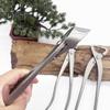 Bonsai Pruning Shears Stainless Steel Trunk Splitter Root Cutter Spherical End Shears Ergonomic Garden Pruner for Trimming Bonsai Tree
