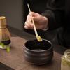 2PCS Japanese Matcha Tea Set Bamboo Tea Brush Ceramic Tea Bowl Composition Chinese Traditional Handmade Tea