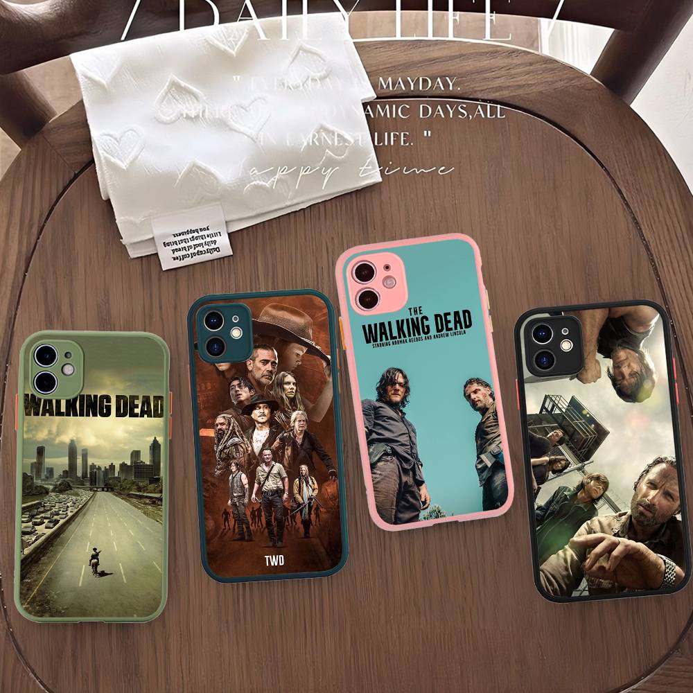 Horror The W-Walking D-Dead TV For IPhone 11 12 13 14 15 16 Pro Max Plus Matte Translucent Phone Cover