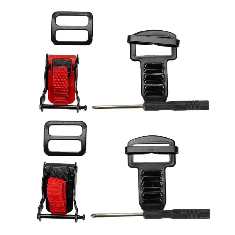 Hasslefree Helmets Lock Clip Strap Quick Release Buckle Fastener Systems, for Bikers Enthusiasts Rapid Wear and Removal