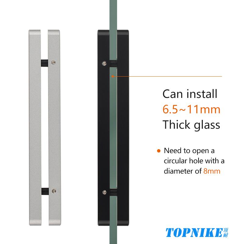 Uchwyt do drzwi przesuwnych szafa drzwi stodoły łazienka szklane drzwi uchwyt jedna para Przyklej Użyj taśmy dwustronnej