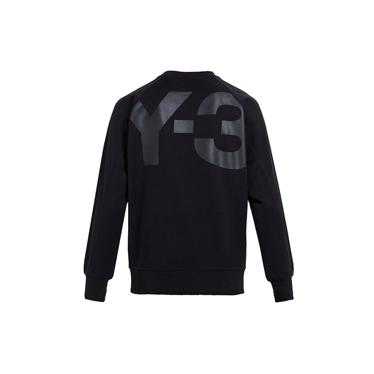 

Y-3 Oversized Logo Casual Loose Knit Sweater Men sweater Black CY6898 S