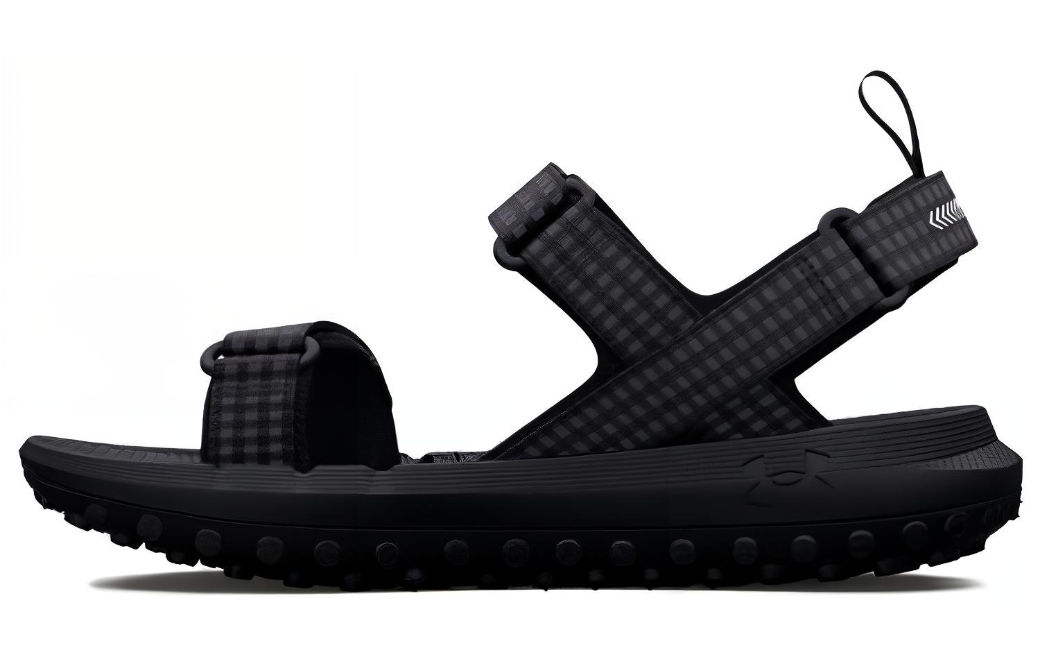 Under Armour Fat Tire Sandal  Black White  44