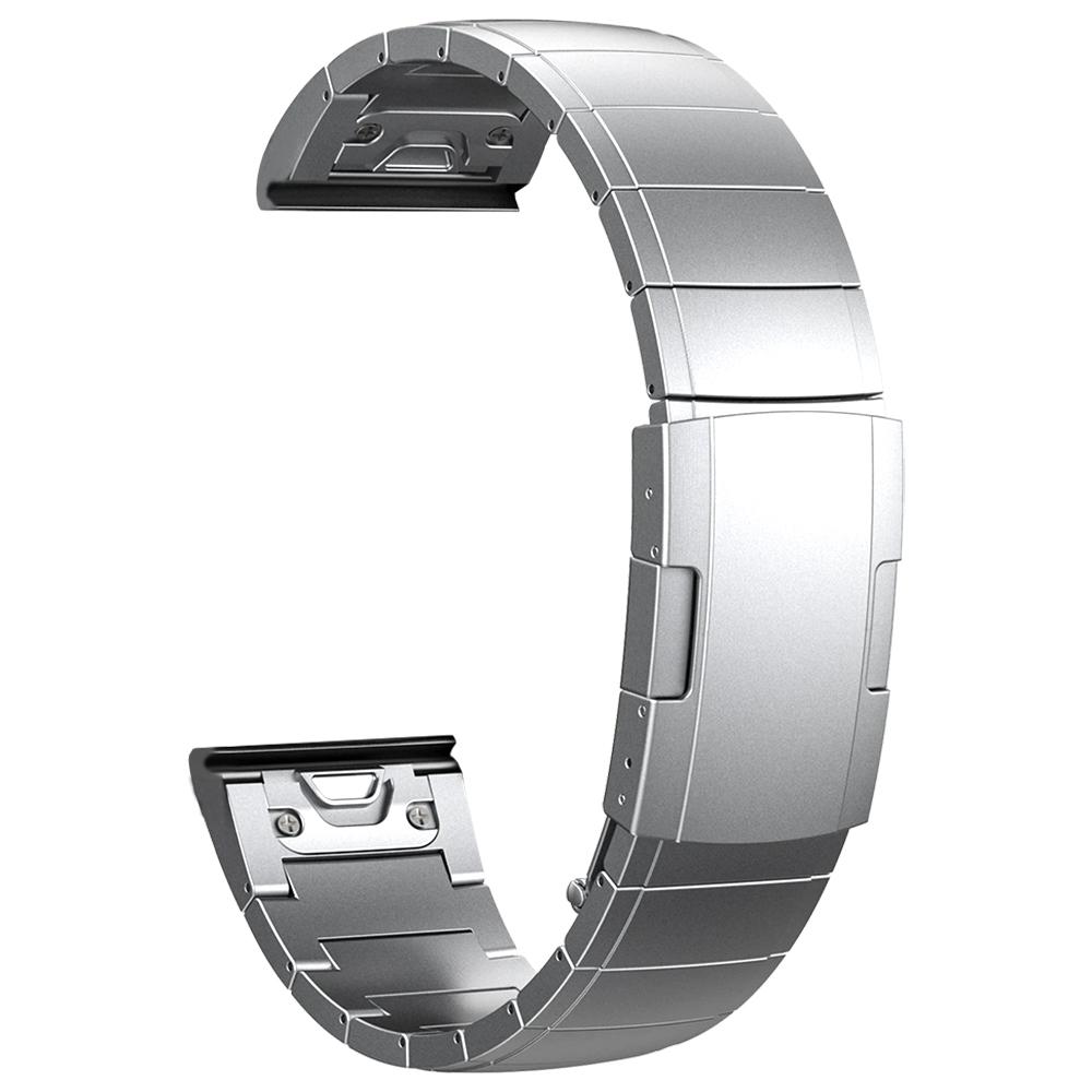 Cinturino in Titanio 22/26mm per Garmin Fenix 8 47/51mm 7 7X Pro 6 6X Cinturini QuickFit per Enduro 3 Quatix 8 Approach S70 Cinturino Braccialetto