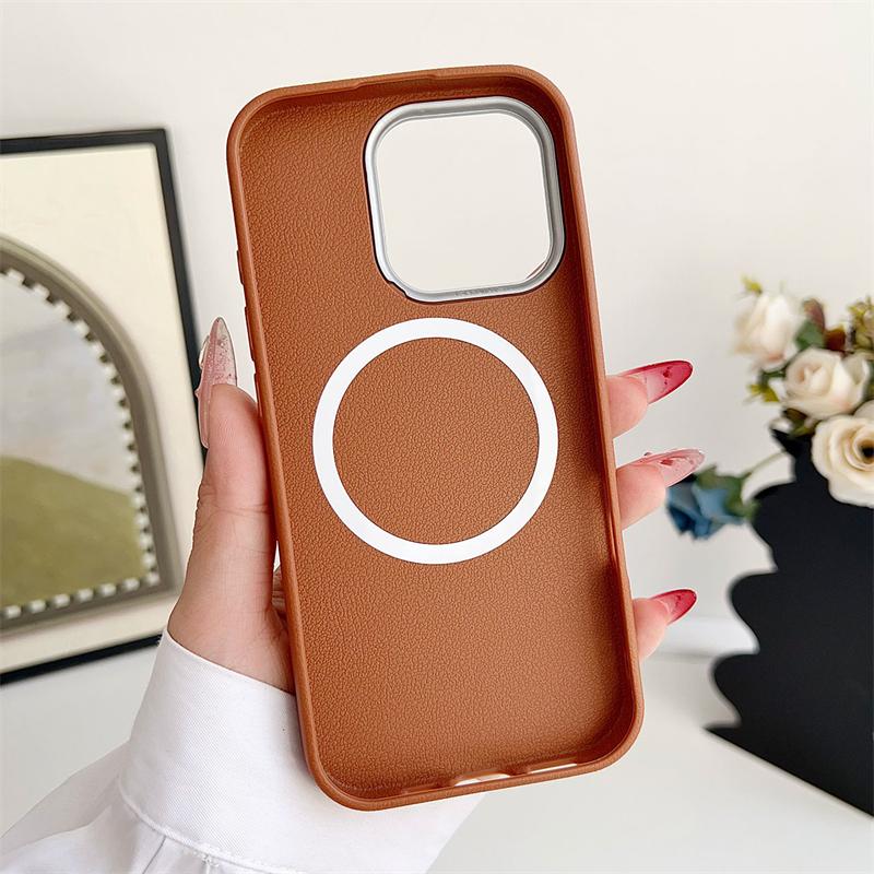 

Розкішний шкіряний текстурований м який силіконовий чохол для iPhone 16 15 14 Plus 13 12 11 Pro Max магнітний для Magsafe бездротової зарядки For iPhone 16 Pro Max