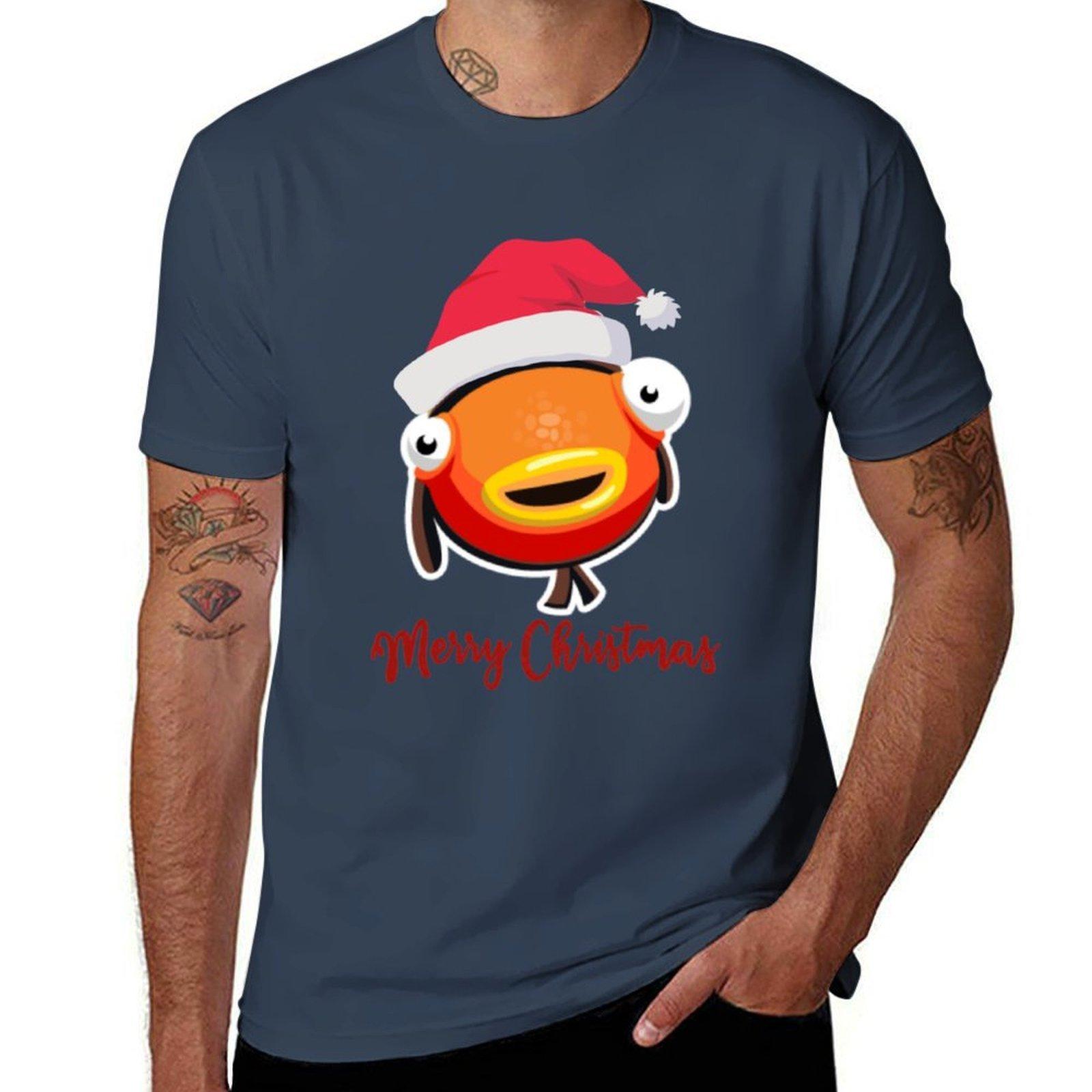 FISHSTICKYEETFRENDS TShirt Fashion Pattern Printed Tee Shirt S