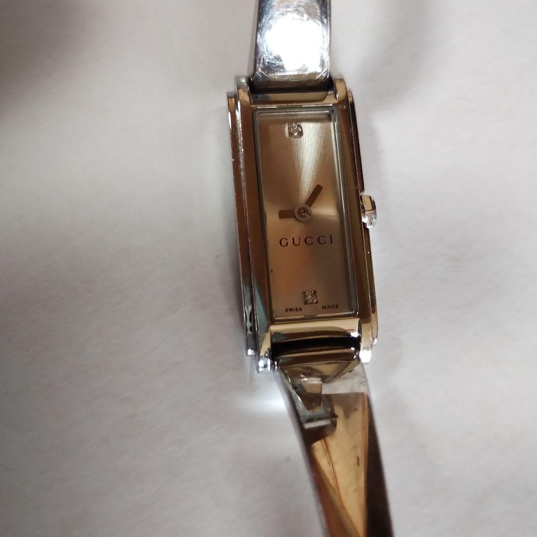 Used GUCCI ladies wristwatch bangle watch good condition
