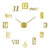 3D Wall Clock Luminous Frameless Wall Clocks DIY Digital Clock Wall Stickers Silent Clock for Home Living Room Office Wall Decor2