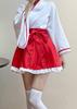 GOODS Plus Size Cute Shrine Maiden Costume Kimono Cosplay [TOKYO MARKET] [PureAribon] Mini-Length Set, (5XL)