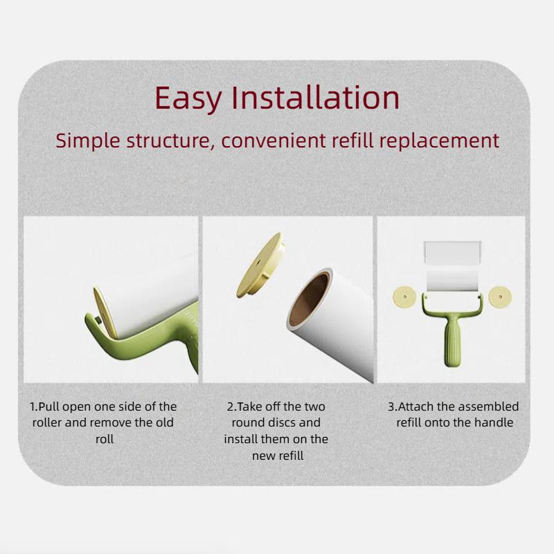 Lint Roller Refills for Pet Hair Remover Sticky Roller Clothes Floor Lint Brush