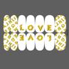 Bright Sunflower Waterproof Nail Stickers - Long-Lasting, Cute, Full-Cover Ins Style