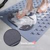 Solid Color Non-Slip PVC Bath Mat Massage Feature Waterproof Toilet Floor Mat with Eco-Friendly Hair Generation for Hotels