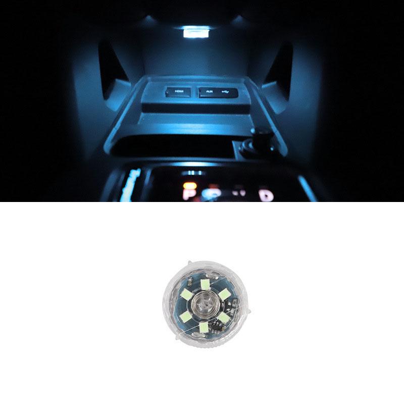Circular sensing touch light 6LED press light Car pat light Car night light glue wardrobe reading light
