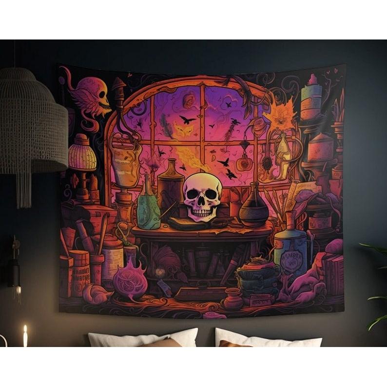 Gothic tapestry 75x100 чёрный