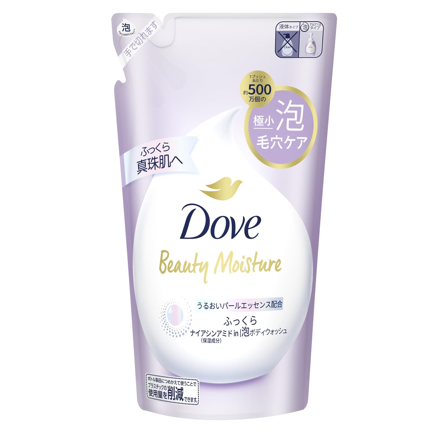 

Dove Body Soap Beauty Moisture Plump Foam Body Wash Аромат Rose Bouquet Сменный блок 430 г