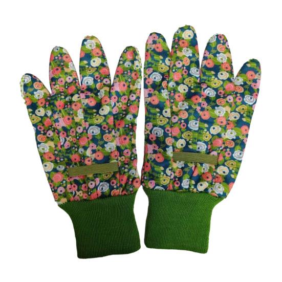 

Yousheng Цветочные садовые перчатки Защитные перчатки, устойчивые к проколам Цветочный узор Водонепроницаемые Противоскользящие перчатки Подарок для женщин Домашних садоводов