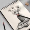 Portable Up Turning Loose-Leaf Sketchbook A4 A5 A6 8K 16K Taking Notes Hand Ledger Diary Journal Memo Notepad Students