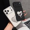 Phone Case For RedMi 15 15C 14C 13 13C 12 12C 10C 9C 9A 9 4G 5G with Heart-Shaped Mirror Kickstand Cover