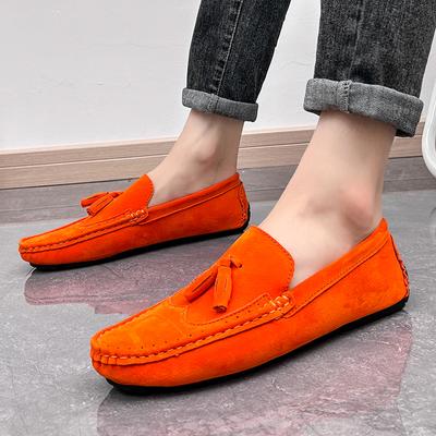 Flats Male Outdoor Shoes Men Casual Shoes Men Shoes Handmade Suede 2025 New Leather Mens Loafers Moccasins Slip On Men's