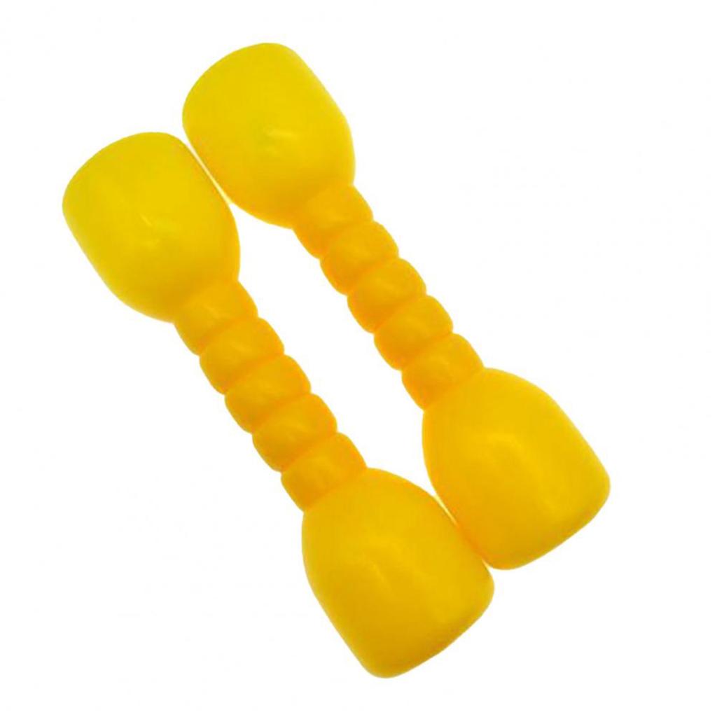 1 Pair Children Weightlifting Set Exercise Fitness Dumbbells Kids Weightlifting Dumbbells Plastic Home Exercise Dumbbell