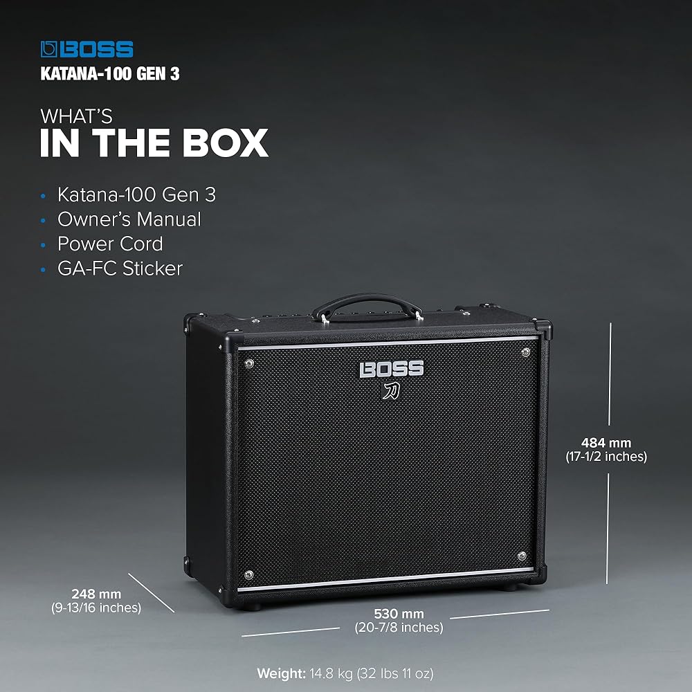 BOSS BOSS Guitar Amplifier KATANA-100/212 Gen 3 3rd Generation 100 Watt Multifunction 12 inch Spe...