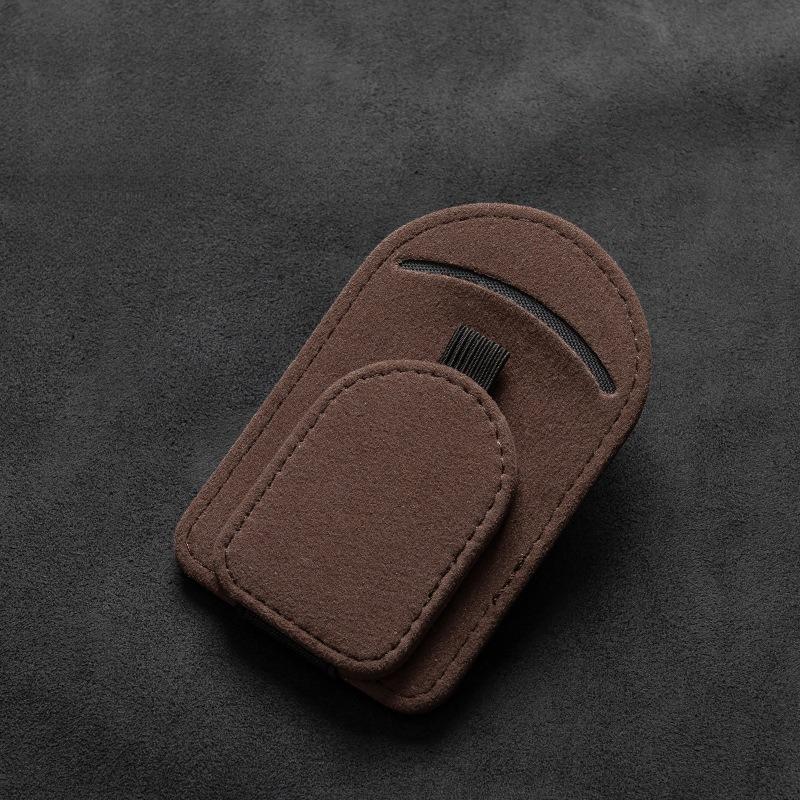 2025 Hot Car Glasses Clip Sun Visor Sunglasses Card Holder Accessory For Quattro Sline A3 A4 A6 A5 Q5 A1 Q7 Q3 Q2 Q8 A7 A8