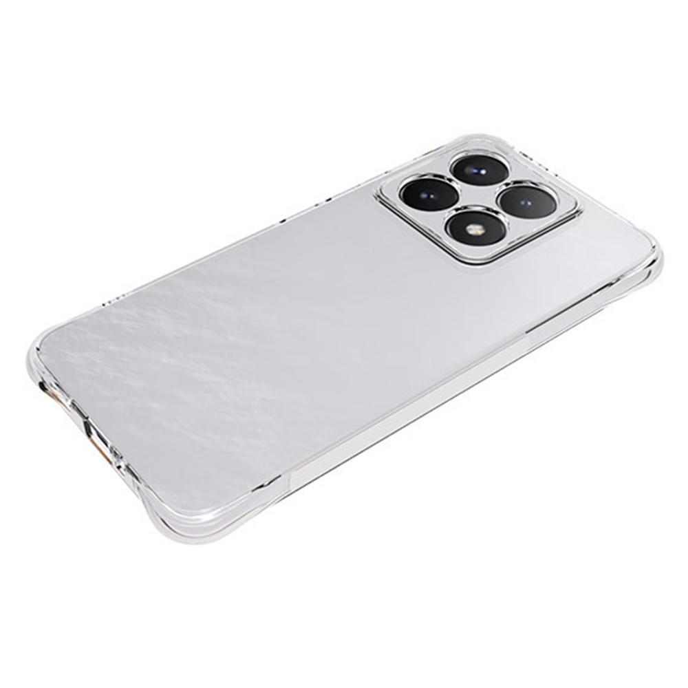 WANLONFENG WL Series for Xiaomi 14T TPU Case 2.0mm Phone Cover with Tempered Glass Film
