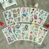 10 Sheet Cartoon Mermaid Temporary Tattoos Stickers Waterproof Party Tattoo Children"s Set